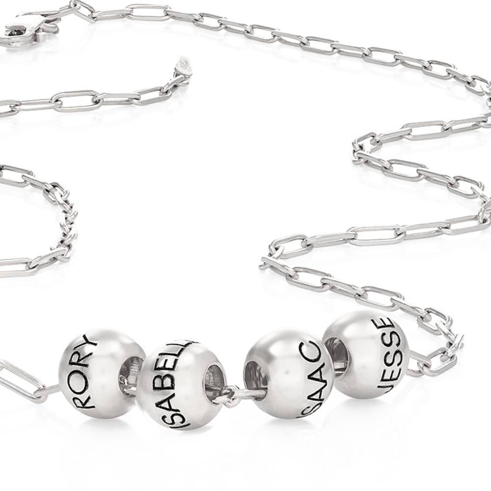 Collar de Eslabones Balance en Plata Esterlina-5 foto de producto