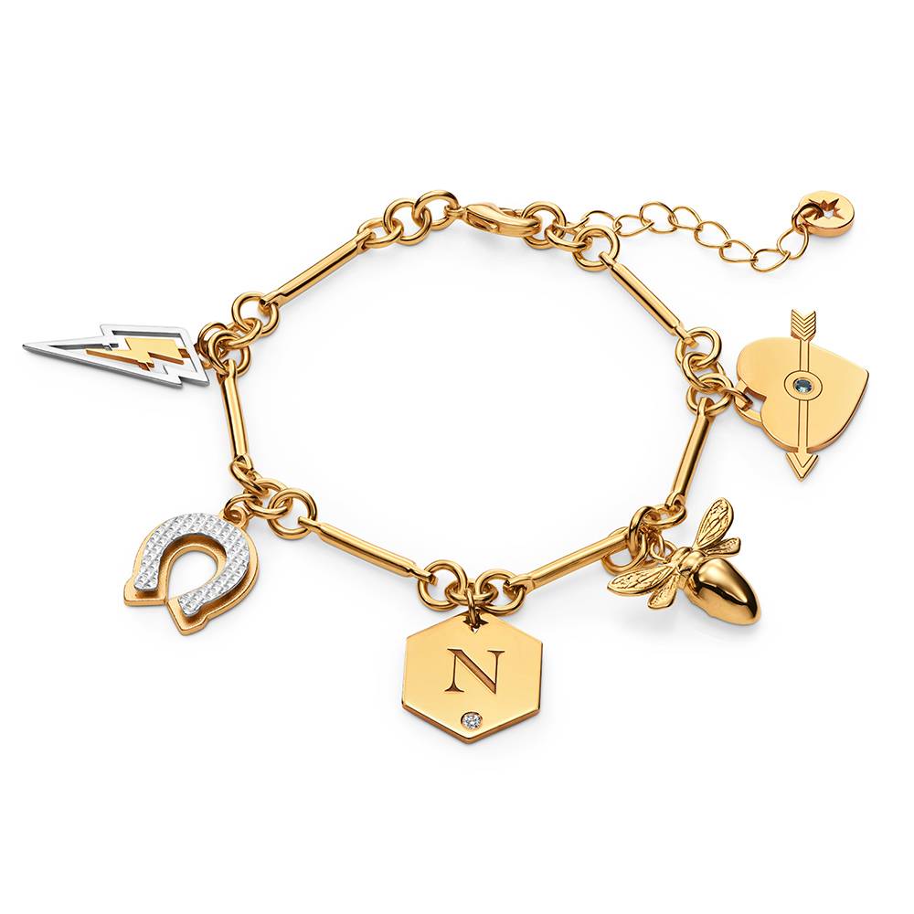 Pulsera de la Suerte en Oro Vermeil-1 foto de producto