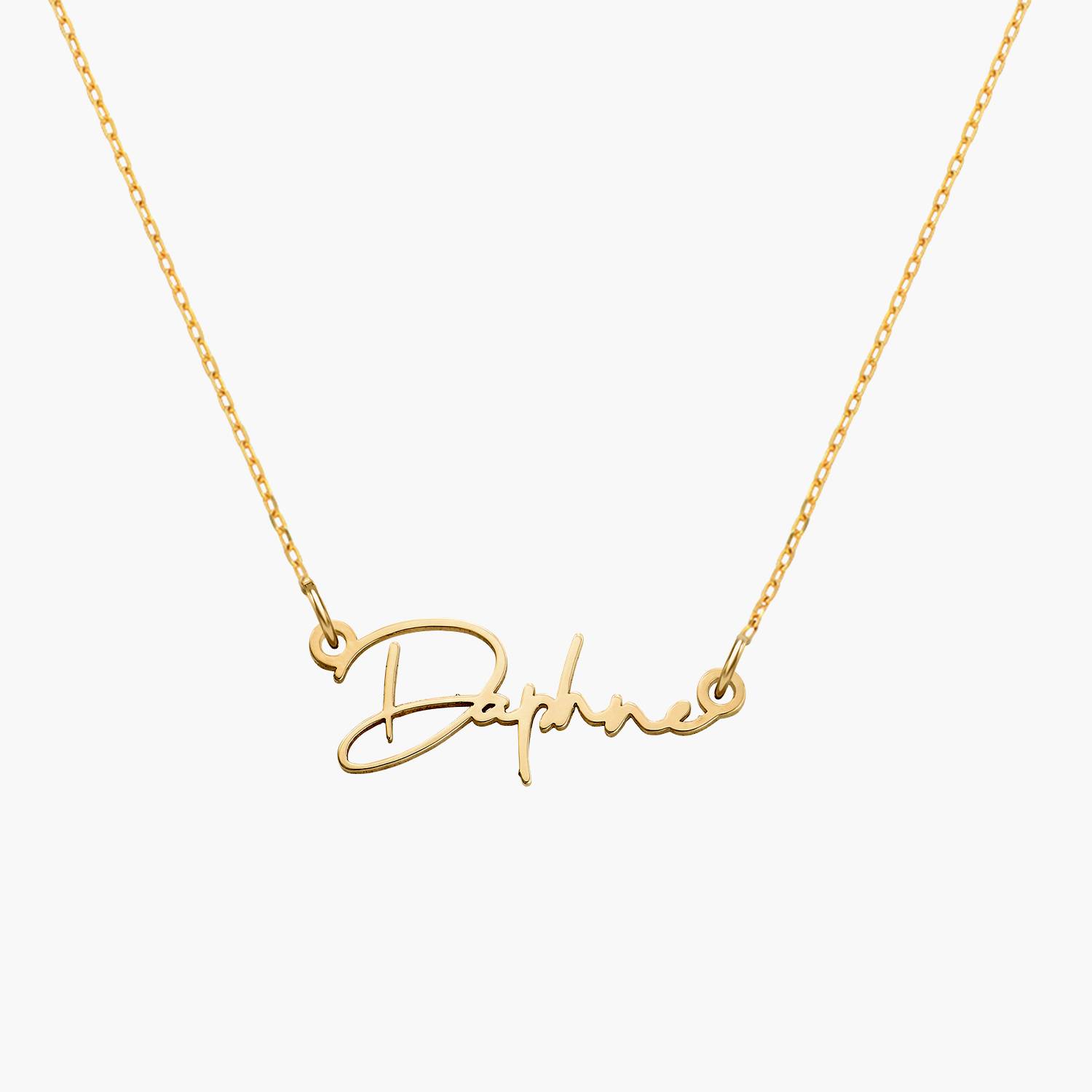 Collar con Nombre Paris Personalizado en Oro Sólido 10K-5 foto de producto
