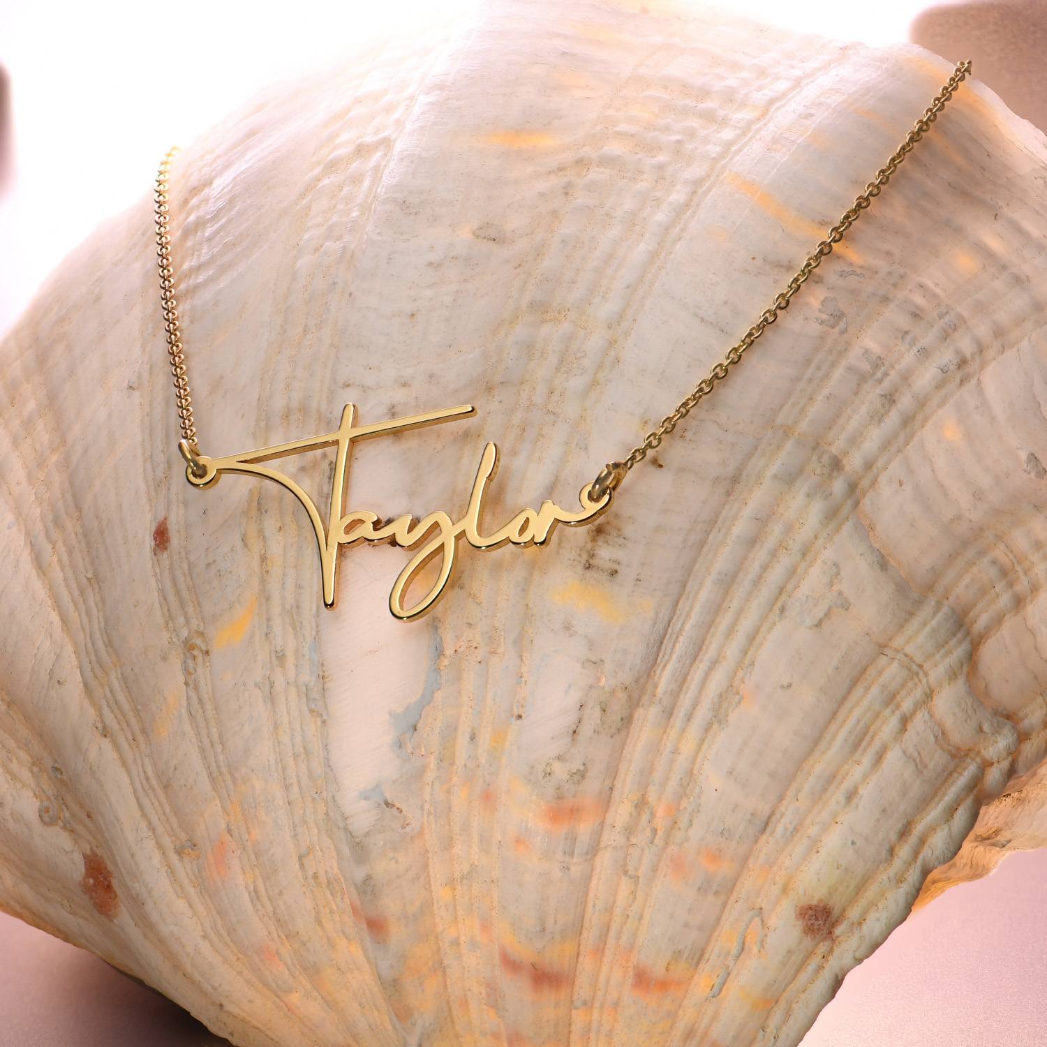 Collar con Nombre Paris Personalizado en Chapa de Oro-2 foto de producto