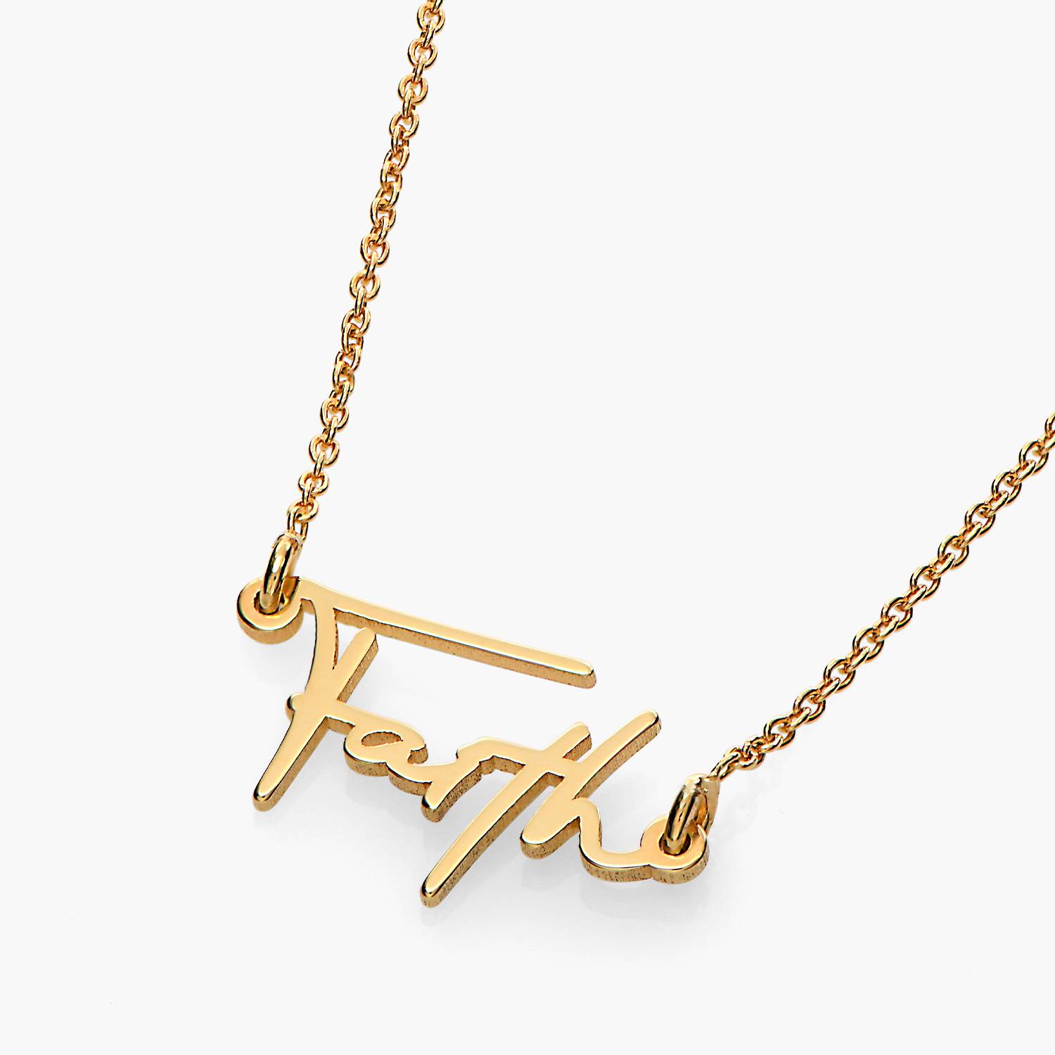Collar con Nombre Paris Personalizado en Baño de Oro-4 foto de producto