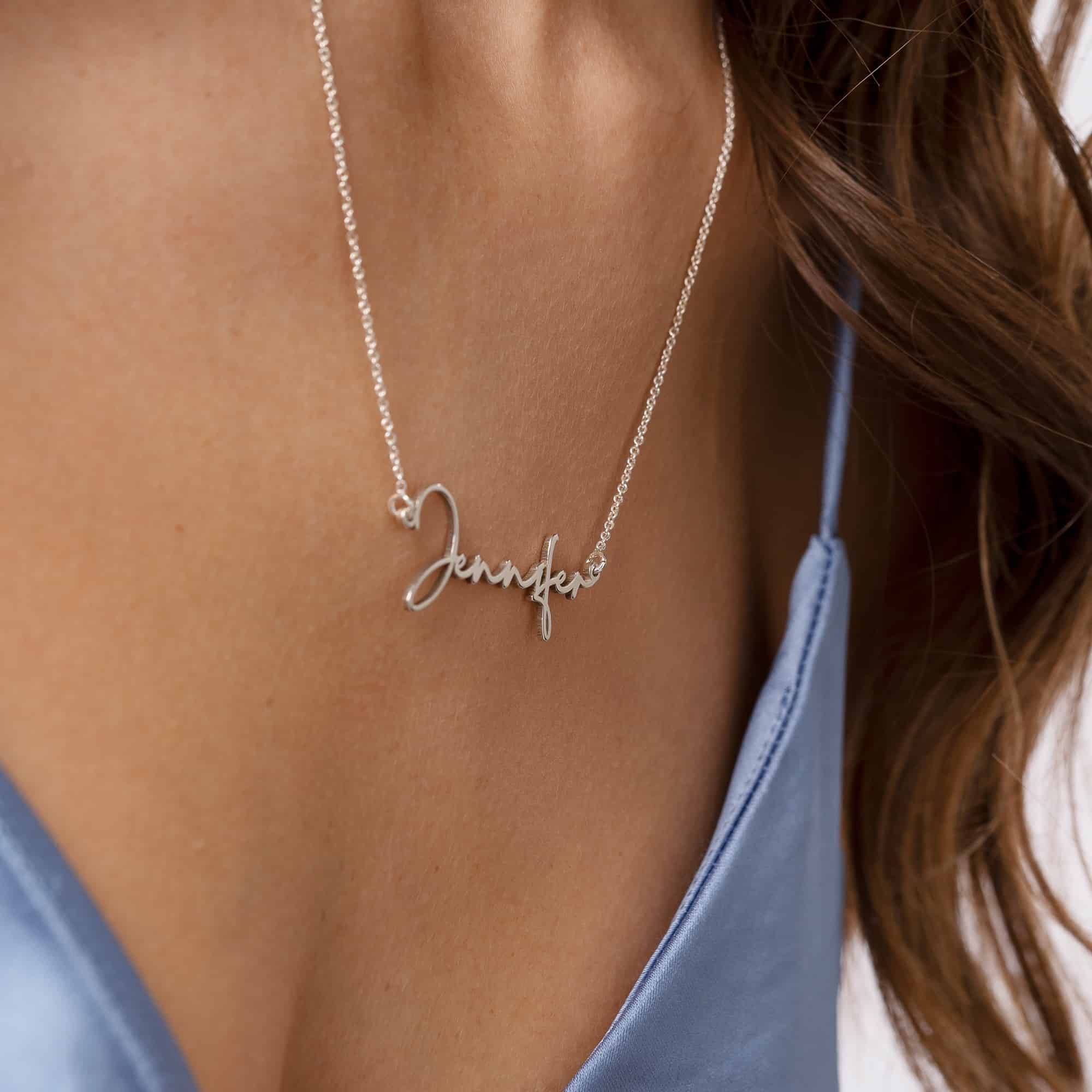 Collar con Nombre Paris Personalizado en Plata-4 foto de producto