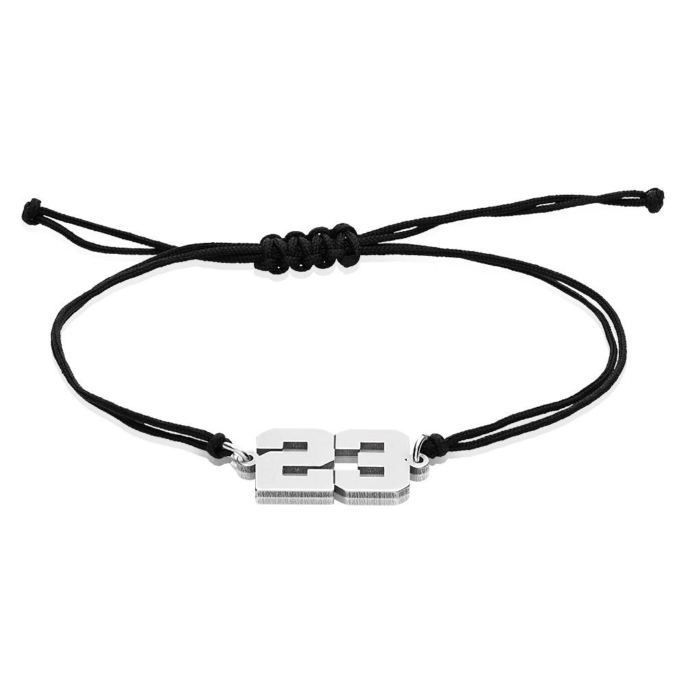 Pulsera con Números de Equipo Deportivo para Niños en Plata Esterlina-5 foto de producto