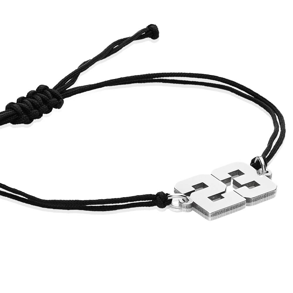 Pulsera con Números de Equipo Deportivo para Niños en Plata Esterlina-6 foto de producto
