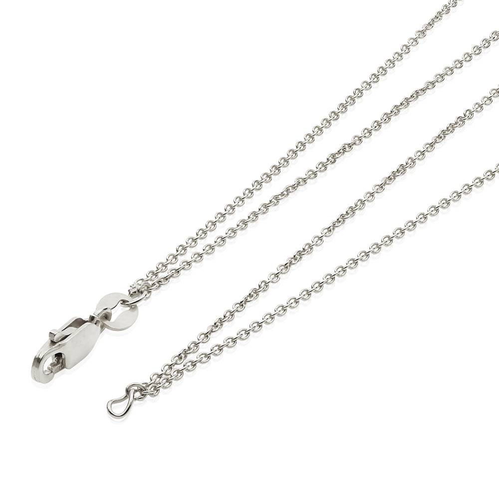 Collar Doble Bridget con Ojo Turco, Nombre y Piedra Preciosa en Plata Esterlina-4 Collar Doble Bridget con Ojo Turco, Nombre y Piedra Preciosa en Plata Esterlina-4 foto de producto