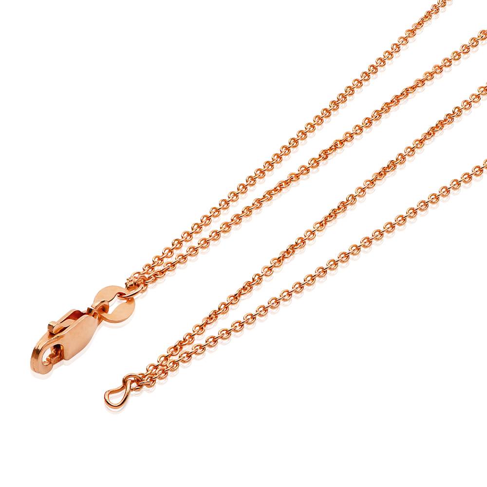 Collar Doble Bridget con Estrella, Nombre y Piedra Preciosa en Chapa de Oro Rosa-1 Collar Doble Bridget con Estrella, Nombre y Piedra Preciosa en Chapa de Oro Rosa-1 foto de producto