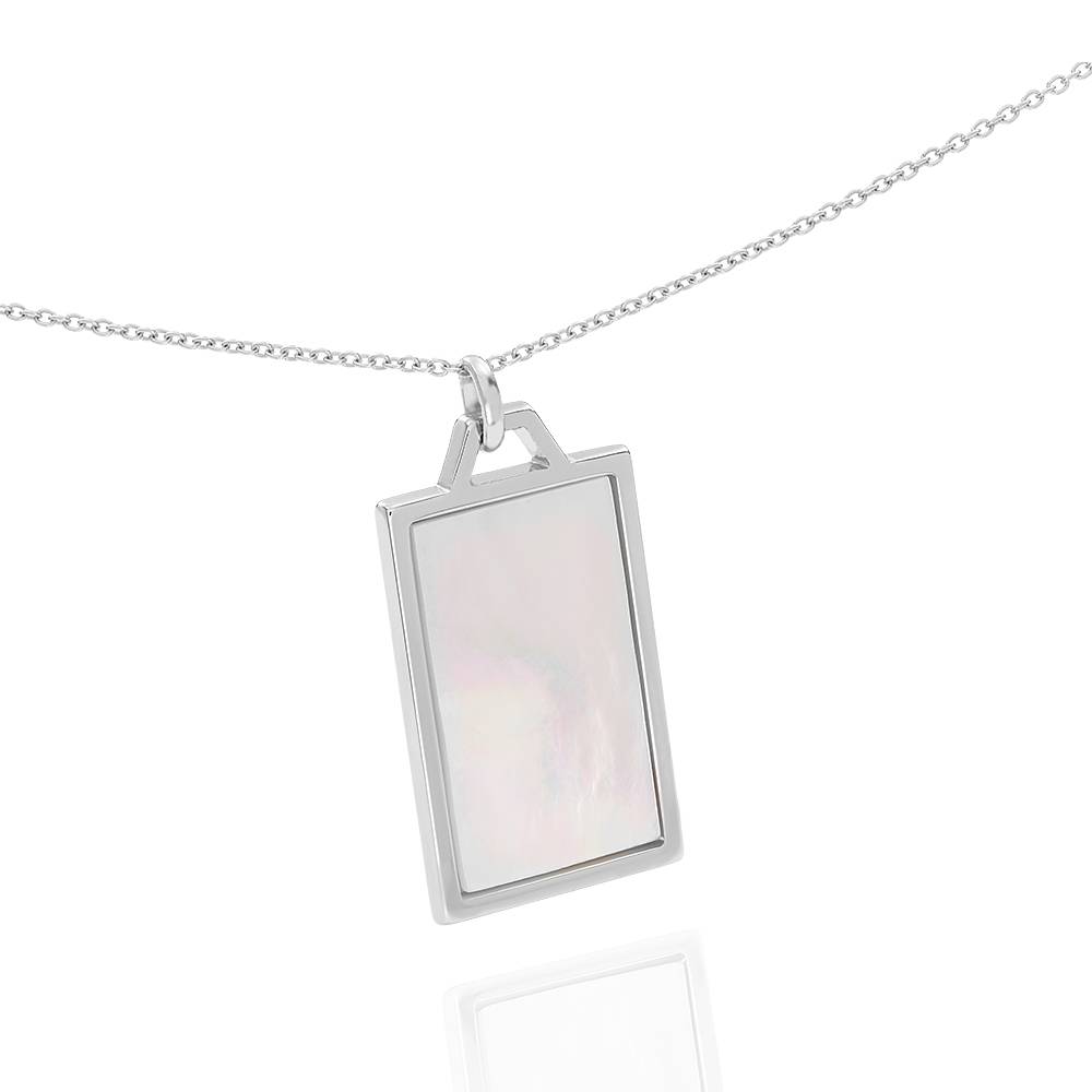 Collar de Madreperla Personalizado en Plata Esterlina-6 Collar de Madreperla Personalizado en Plata Esterlina-6 foto de producto