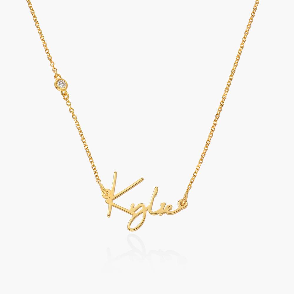Collar con Nombre Paris Personalizado con Diamante en Baño de Oro-1 Collar con Nombre Paris Personalizado con Diamante en Baño de Oro-1 foto de producto