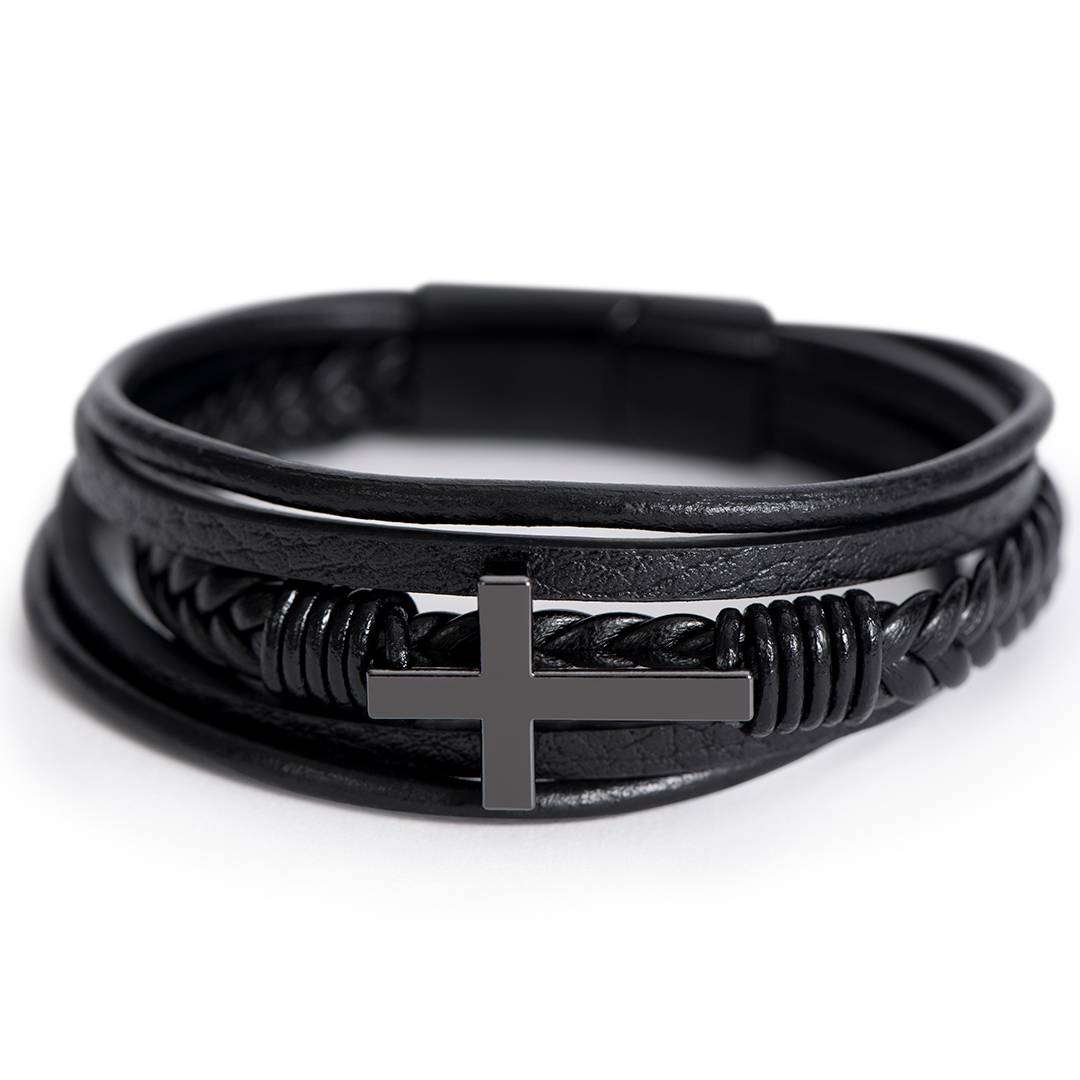 Pulsera de cruz en Acero Inoxidable-1 Pulsera de cruz en Acero Inoxidable-1 foto de producto