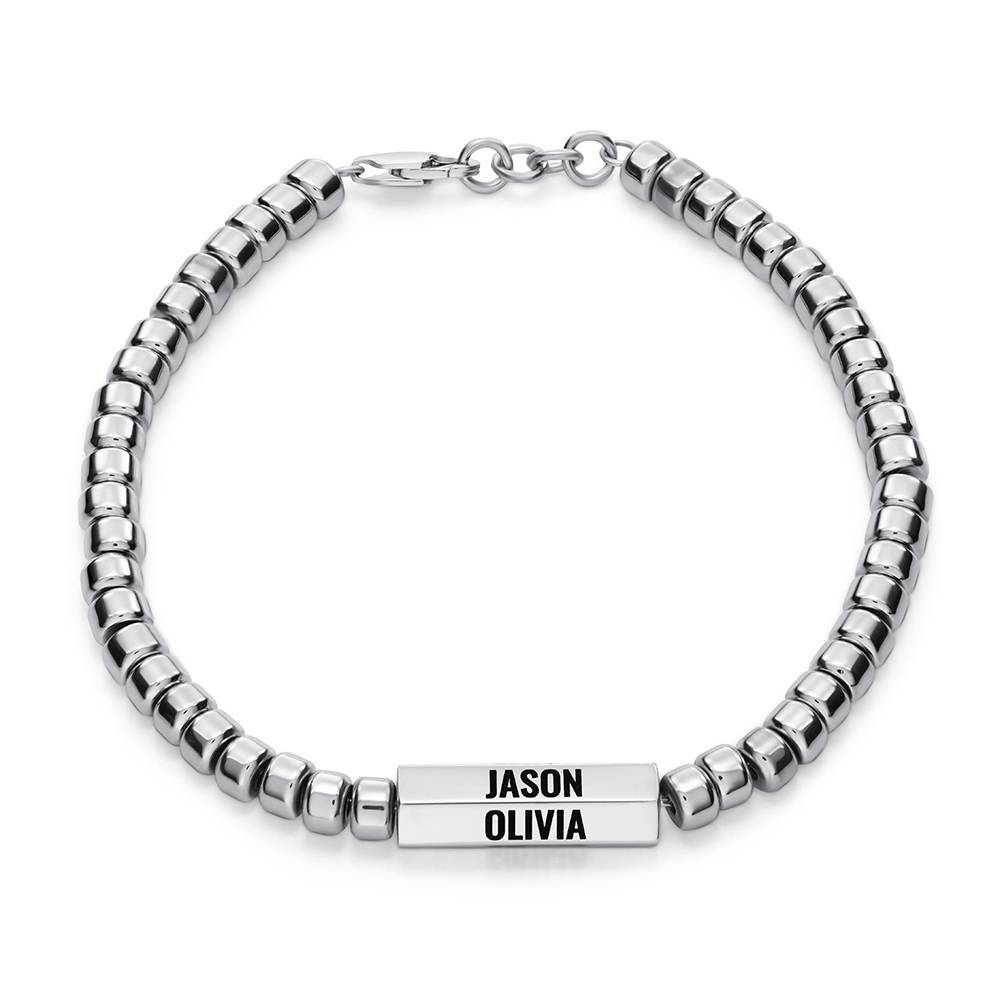 Pulsera Crossrails para Hombre en Acero Inoxidable-5 foto de producto