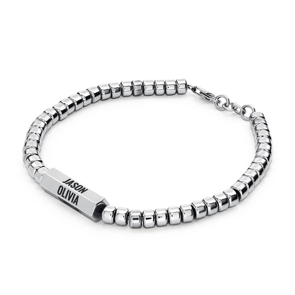 Pulsera Crossrails para Hombre en Acero Inoxidable-3 foto de producto