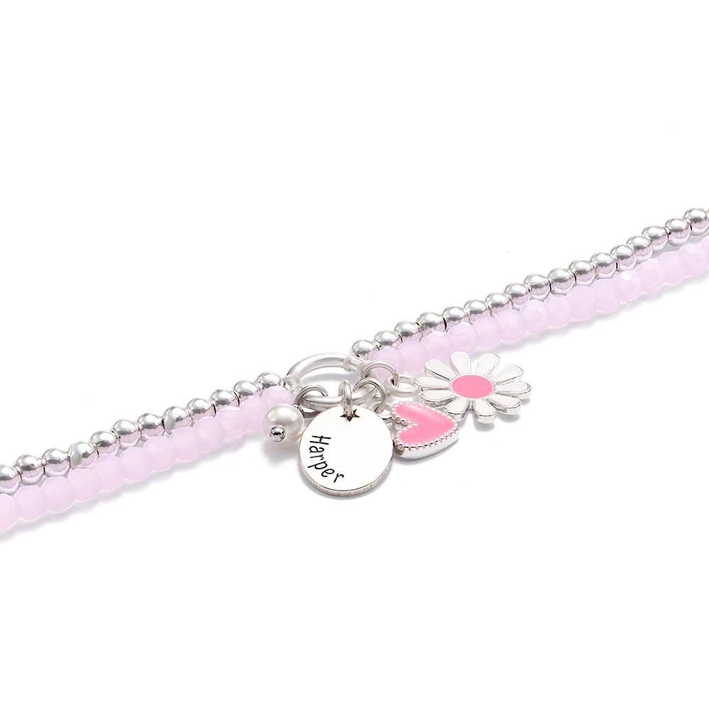 Pulsera con Nombre Daisygirl en Plata Esterlina-3 Pulsera con Nombre Daisygirl en Plata Esterlina-3 foto de producto
