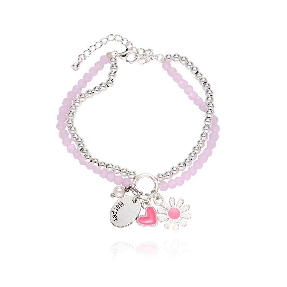 Pulsera con Nombre Daisygirl en Plata Esterlina-4 Pulsera con Nombre Daisygirl en Plata Esterlina-4 foto de producto
