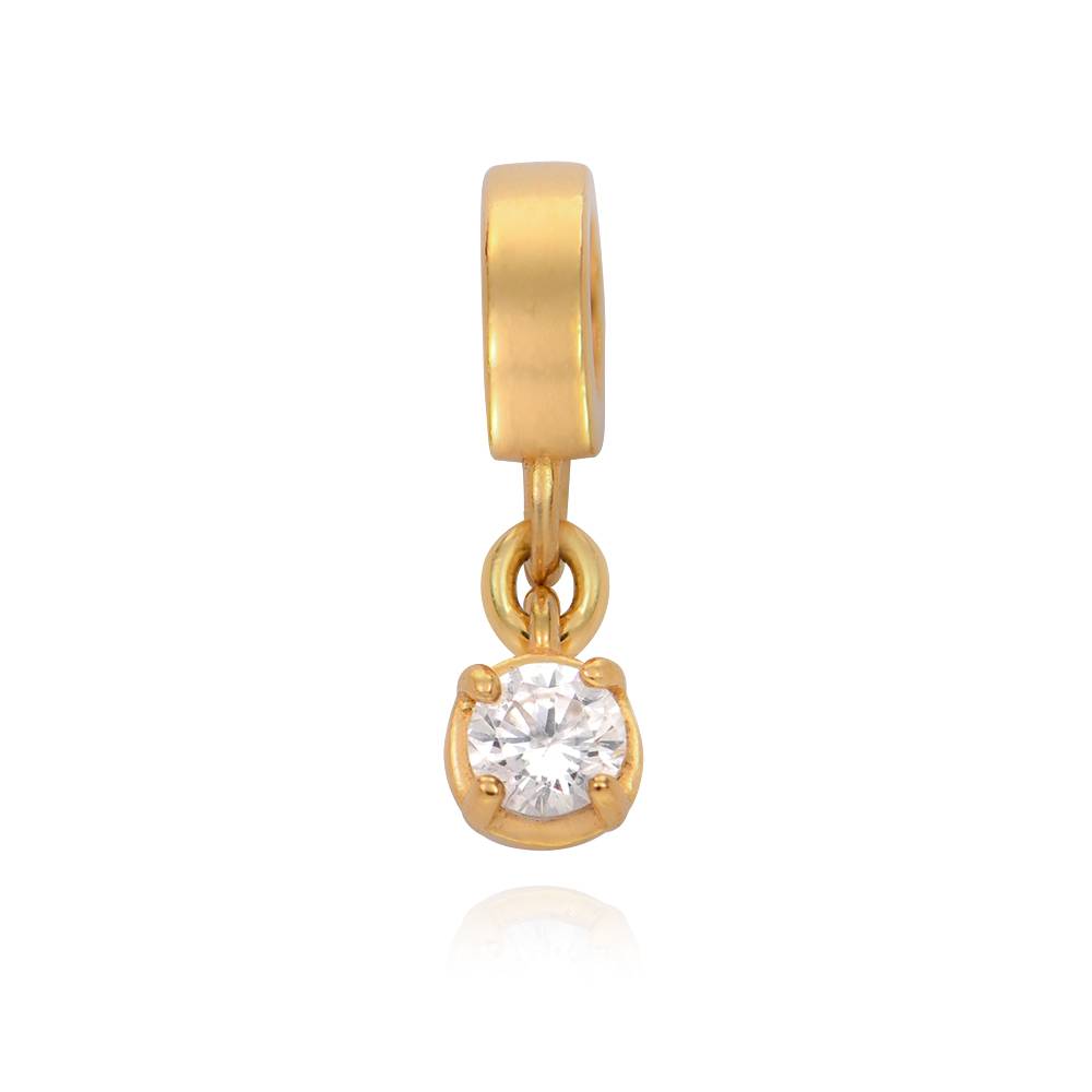 Dije de Diamantes en Baño de Oro-1 foto de producto
