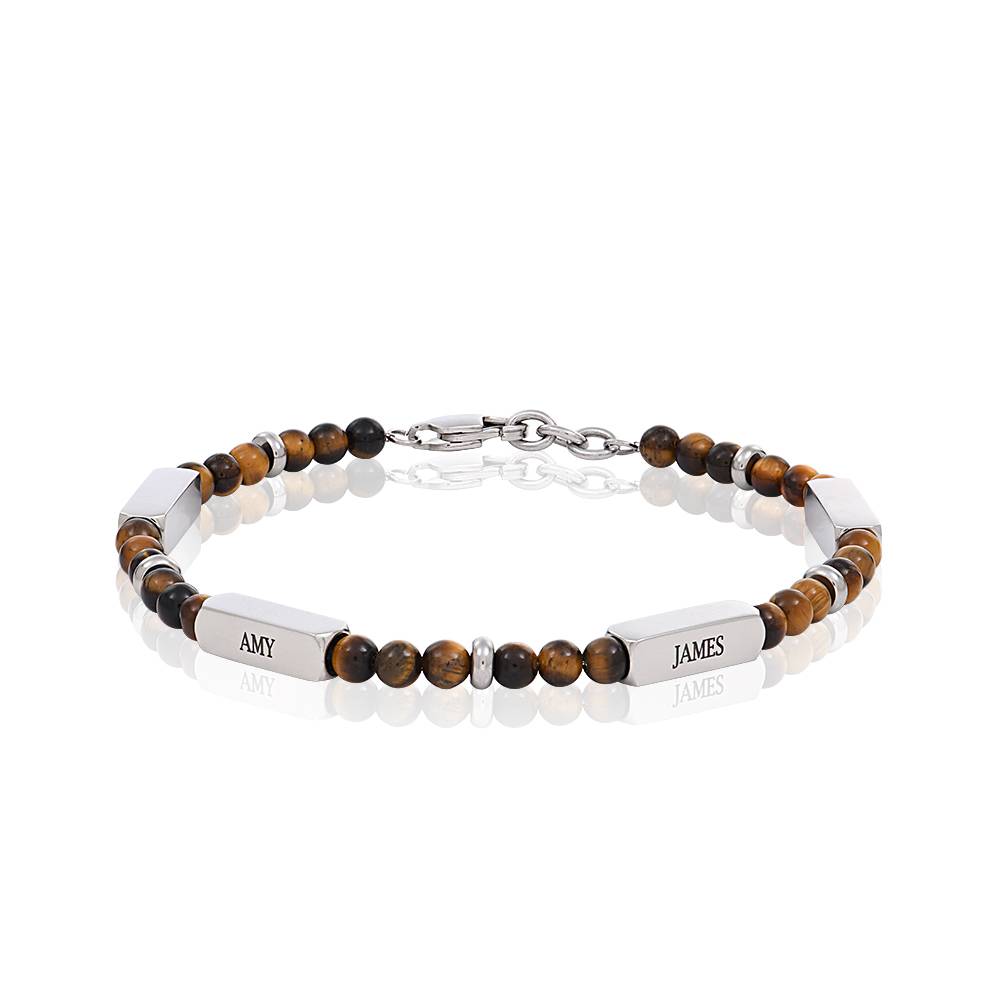 Pulsera de Cuentas East Coast Personalizada con Piedras Ojo de Tigre-3 foto de producto