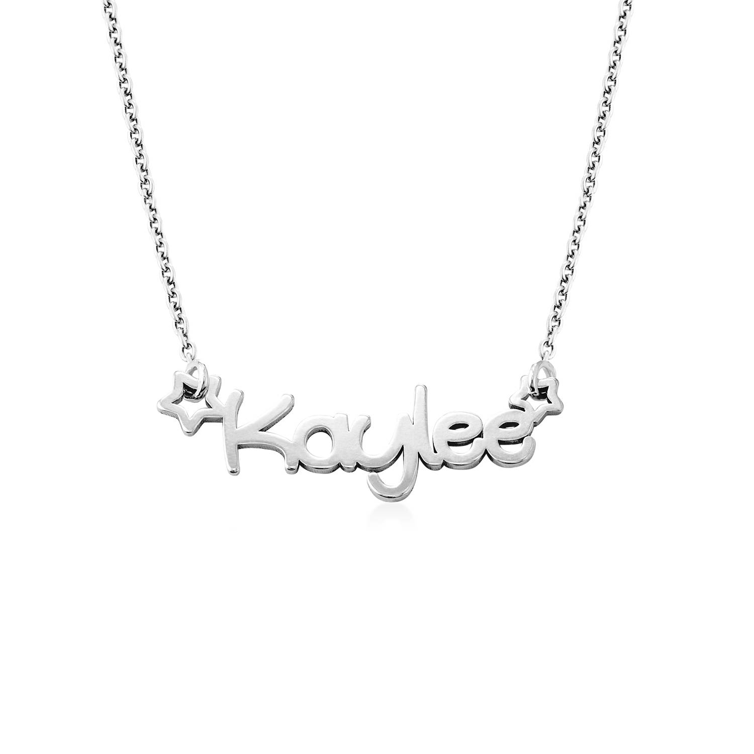 Collar con Nombre de Estrella para Niñas en Plata-1 foto de producto