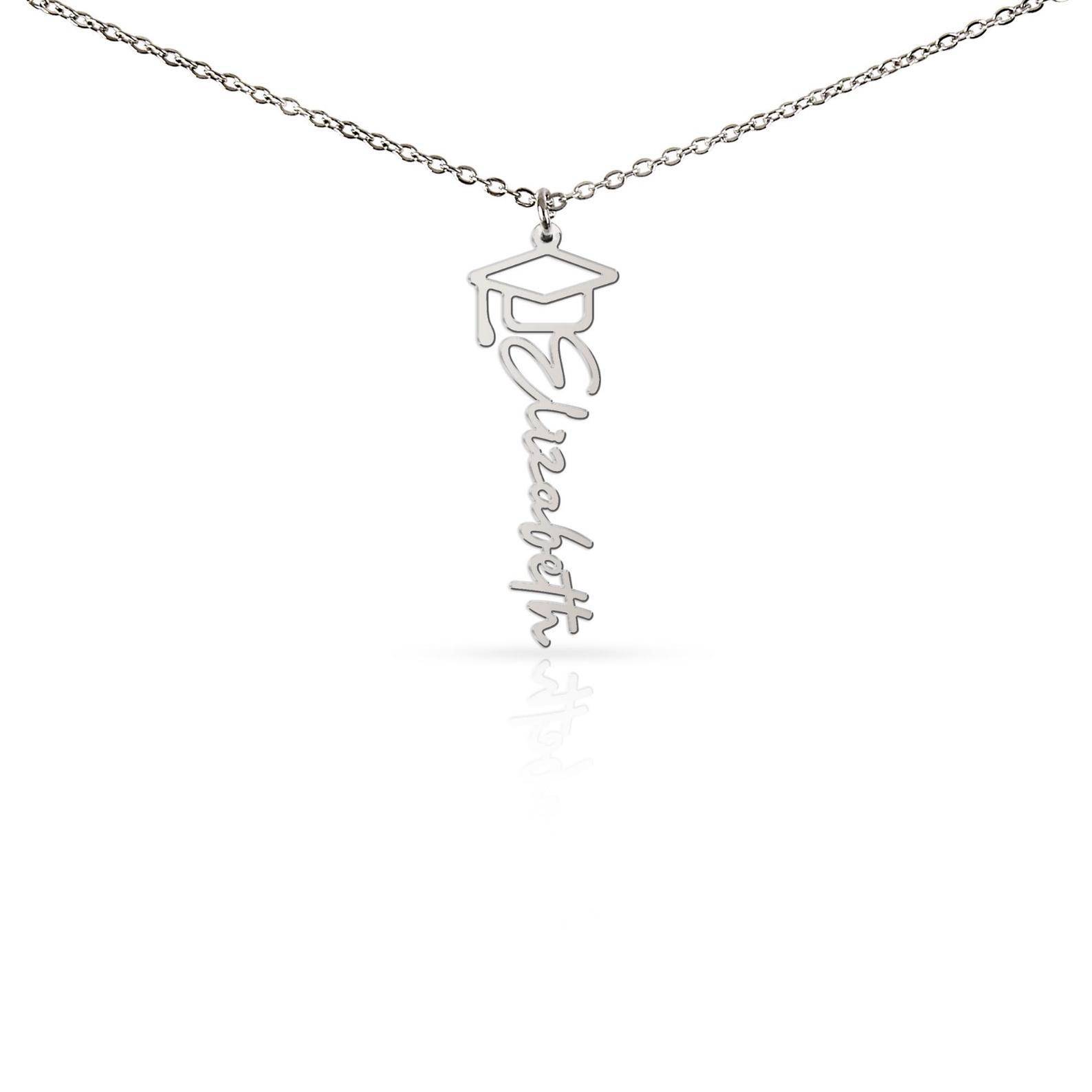 Collar con Nombre de Graduación en Acero Inoxidable-1 foto de producto