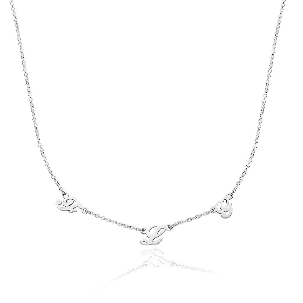 Collar Heritage con Iniciales en Plata-1 foto de producto