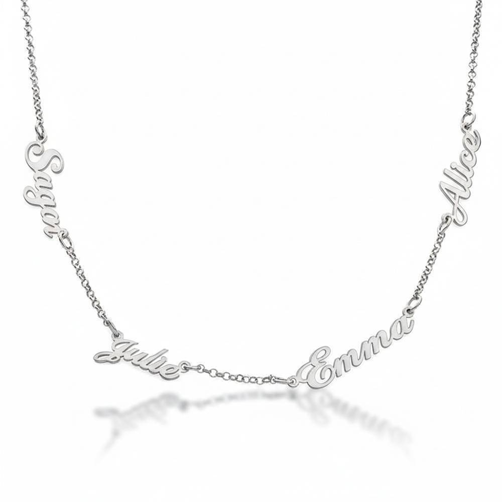 Collar con Nombres Múltiples Heritage en Plata-1 Collar con Nombres Múltiples Heritage en Plata-1 foto de producto