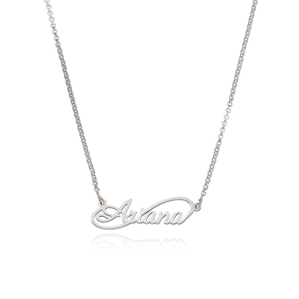 Collar con Nombre Estilo Infinito en Plata Esterlina-1 foto de producto