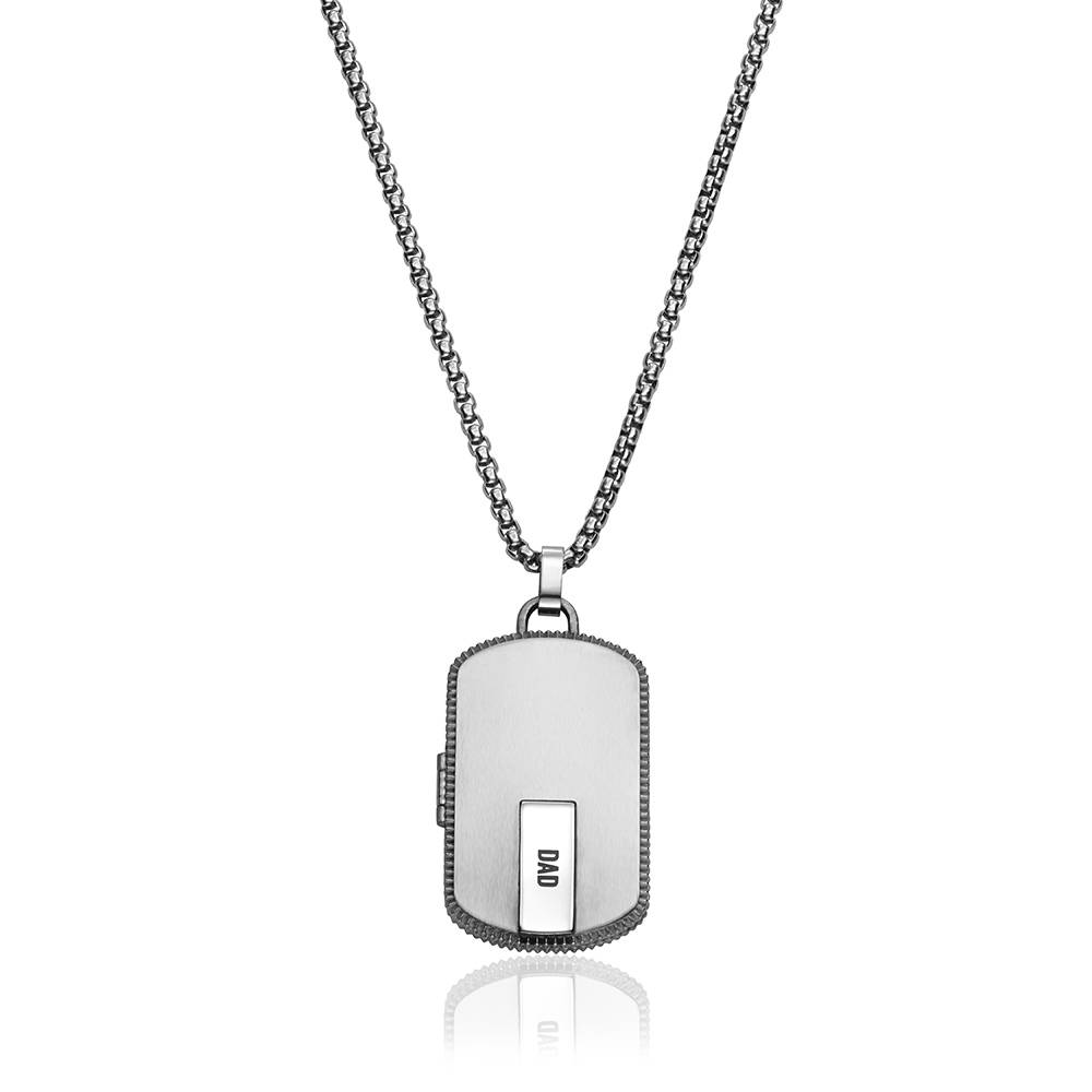 Portafotos Legacy Bond para hombre en acero inoxidable-1 foto de producto