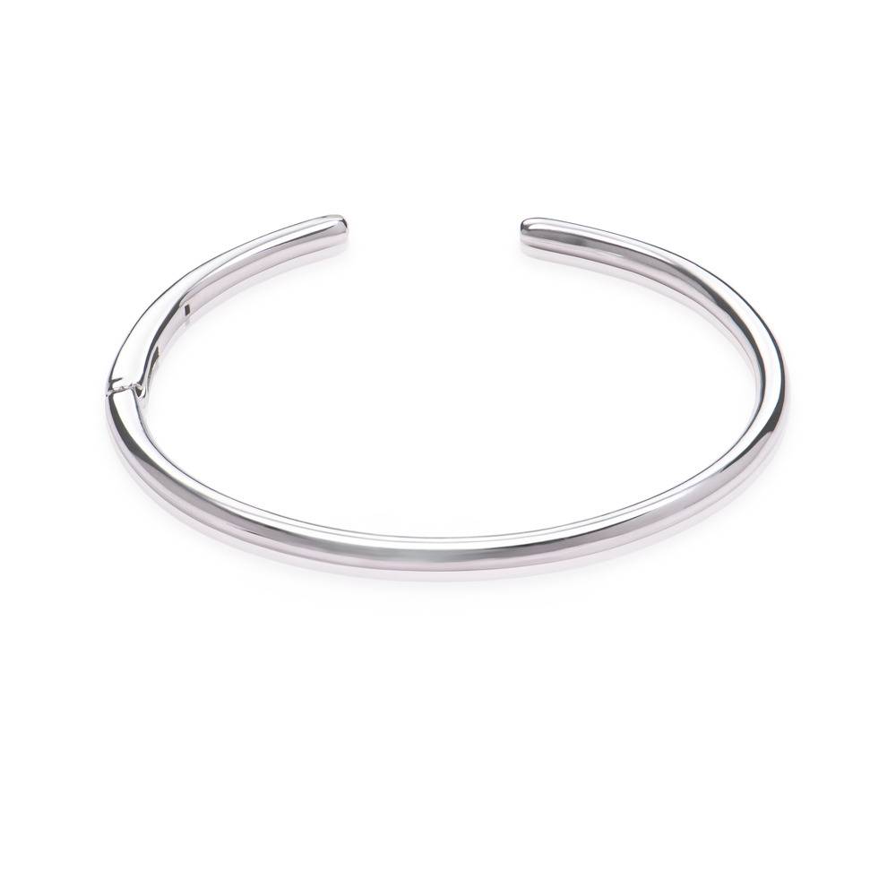 Pulsera Abierto Linda no personalizado en Plata Esterlina-1 foto de producto