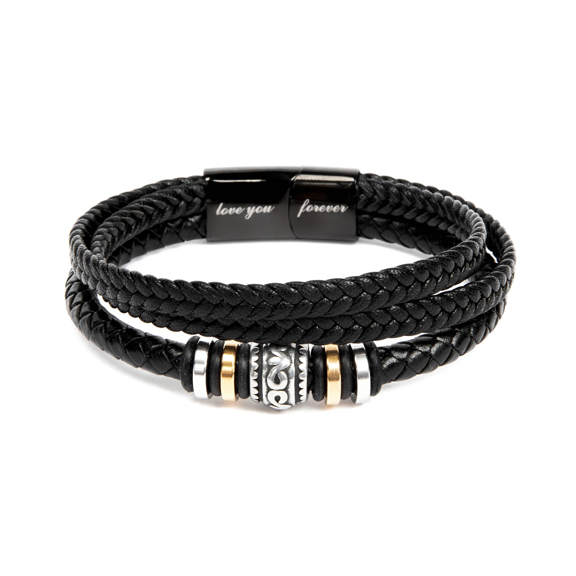 Pulsera "Love You Forever" en Acero Inoxidable-1 Pulsera "Love You Forever" en Acero Inoxidable-1 foto de producto