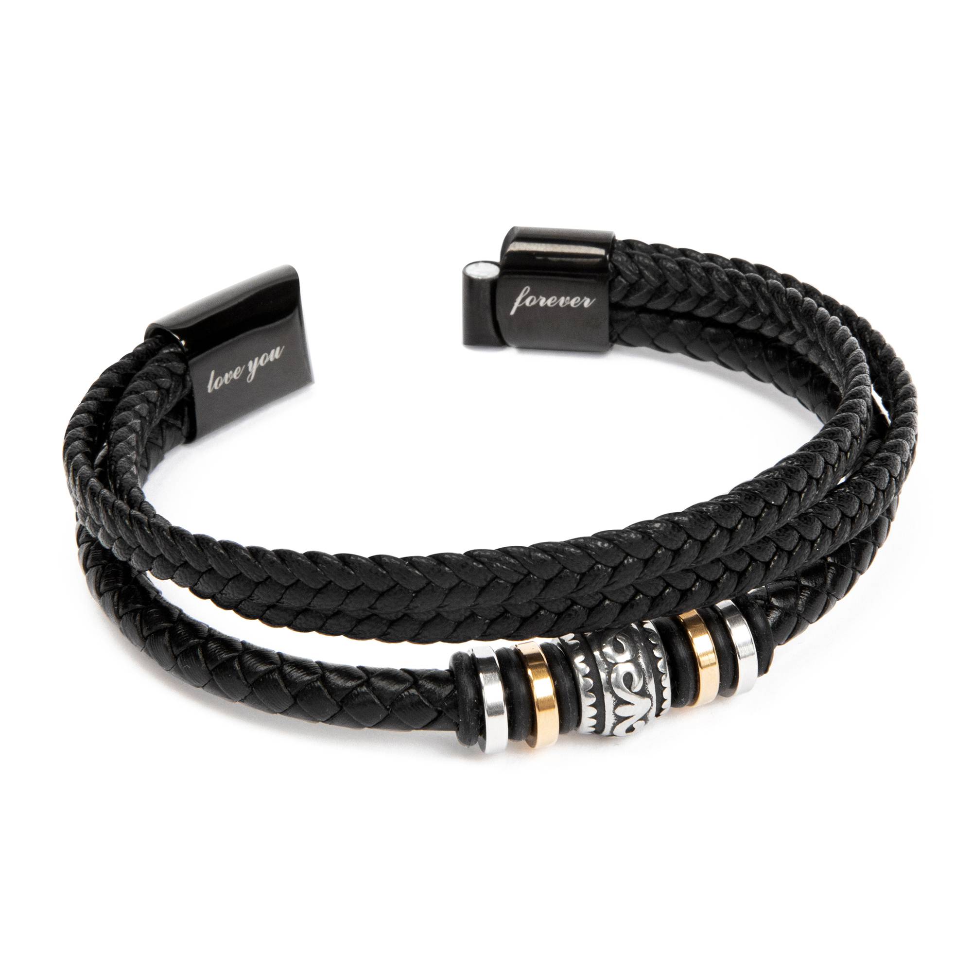 Pulsera "Love You Forever" en Acero Inoxidable-3 Pulsera "Love You Forever" en Acero Inoxidable-3 foto de producto