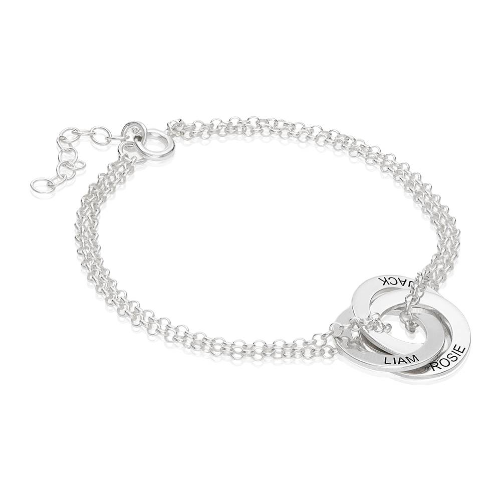 Pulsera de Anillos Rusos Lucy en Plata Esterlina-4 foto de producto