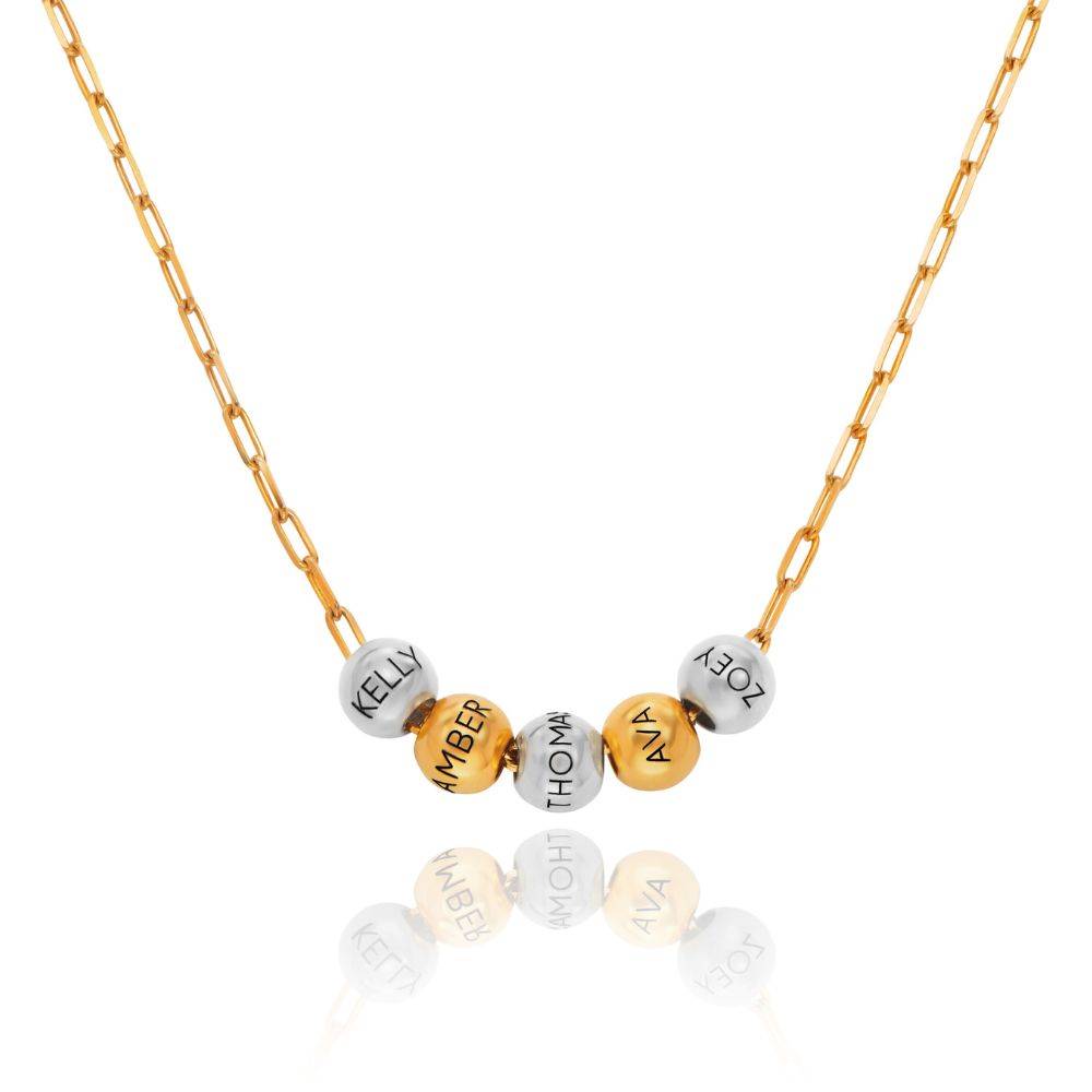Collar Balance Mixto con Cadena de Eslabones en Plata X-5 foto de producto