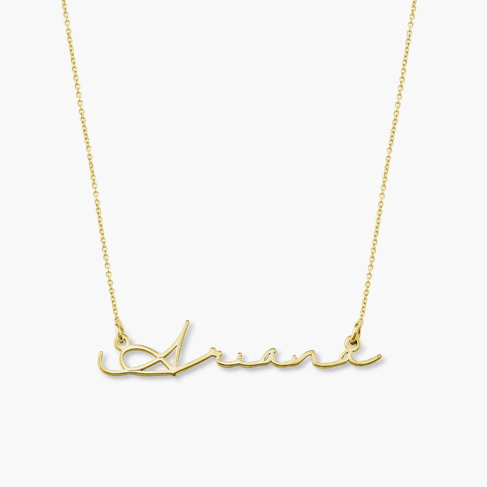 Collar con Nombre de Firma en Vermeil de Oro-1 foto de producto