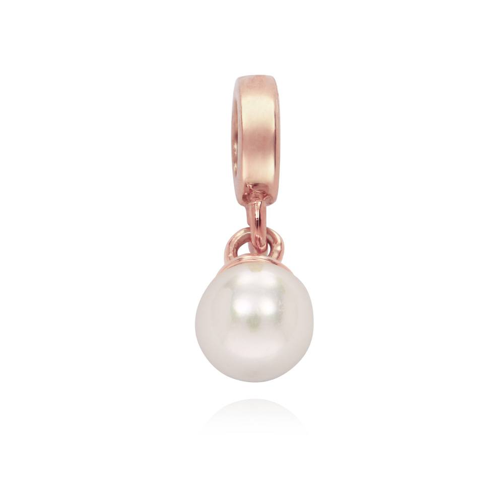 Dije de Perla en Chapa de Oro Rosa-2 foto de producto