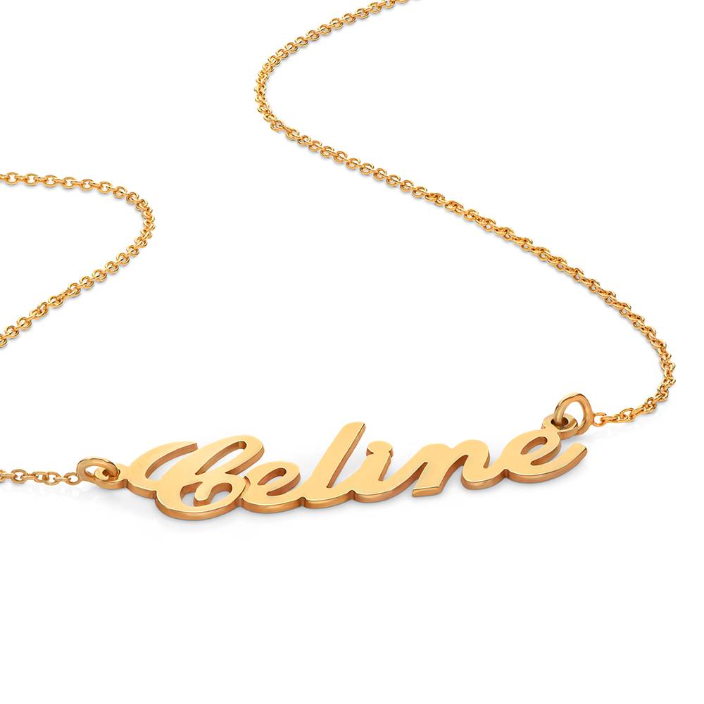 Collar con Nombre Cocktail Clásico en Vermeil de Oro-3 foto de producto