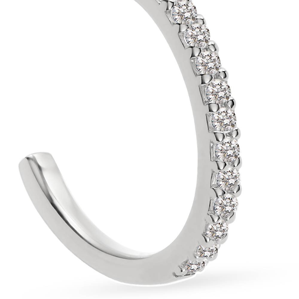 Phoebe Pendientes Huggies en Plata Esterlina-2 foto de producto