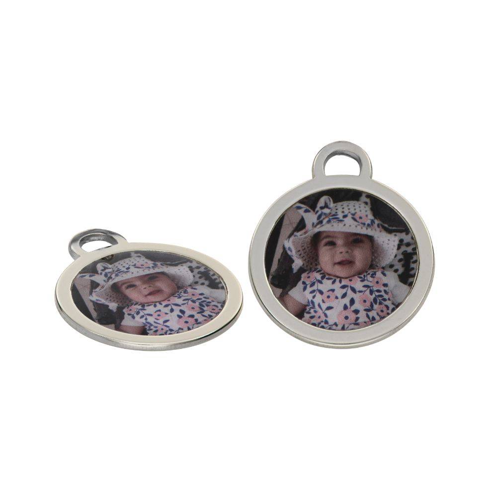 Colgante con Foto en Plata-1 foto de producto