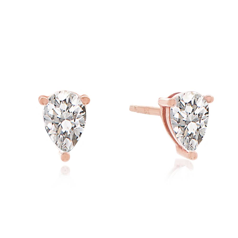 Raquel Pendientes Triangulares en Chapa de Oro Rosa-1 Raquel Pendientes Triangulares en Chapa de Oro Rosa-1 foto de producto
