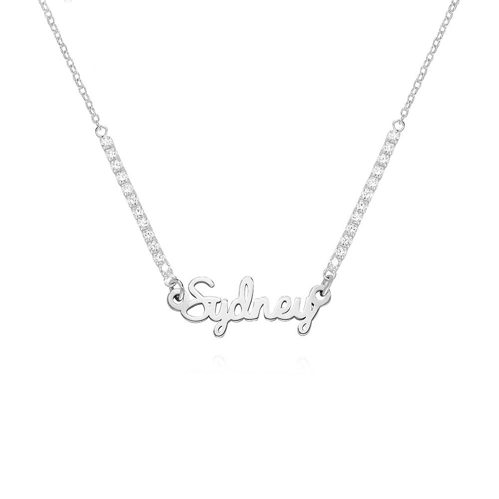 Collar con Nombre Kate de Tenis en Plata Esterlina-1 foto de producto