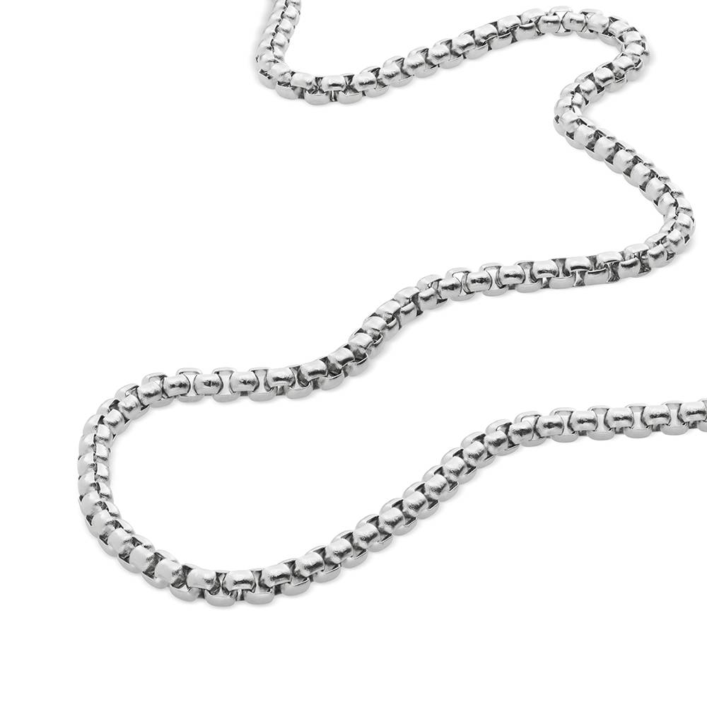 Collar Caja Redonda en Acero Inoxidable-1 foto de producto