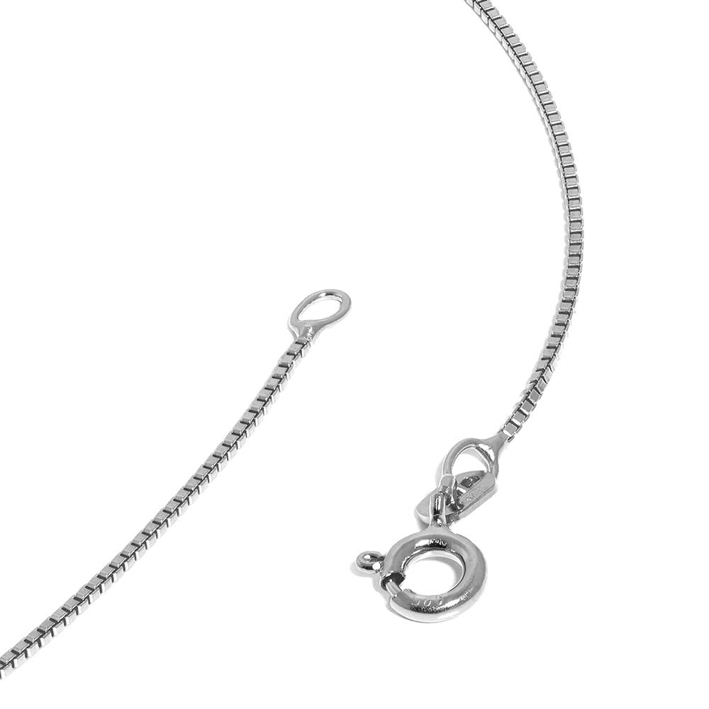 Collar de Anillos Rusos en Plata Esterlina-6 foto de producto