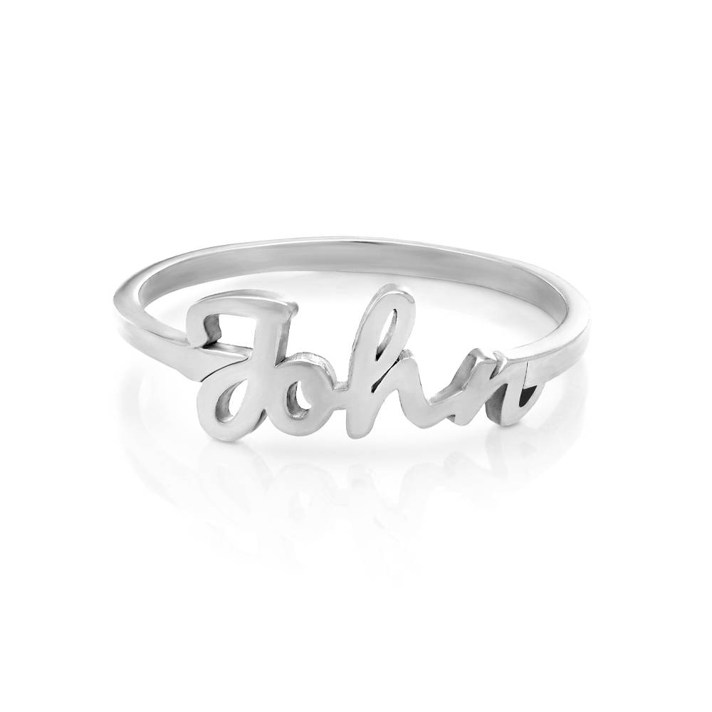 Anillo con Nombre Script en Plata-3 Anillo con Nombre Script en Plata-3 foto de producto