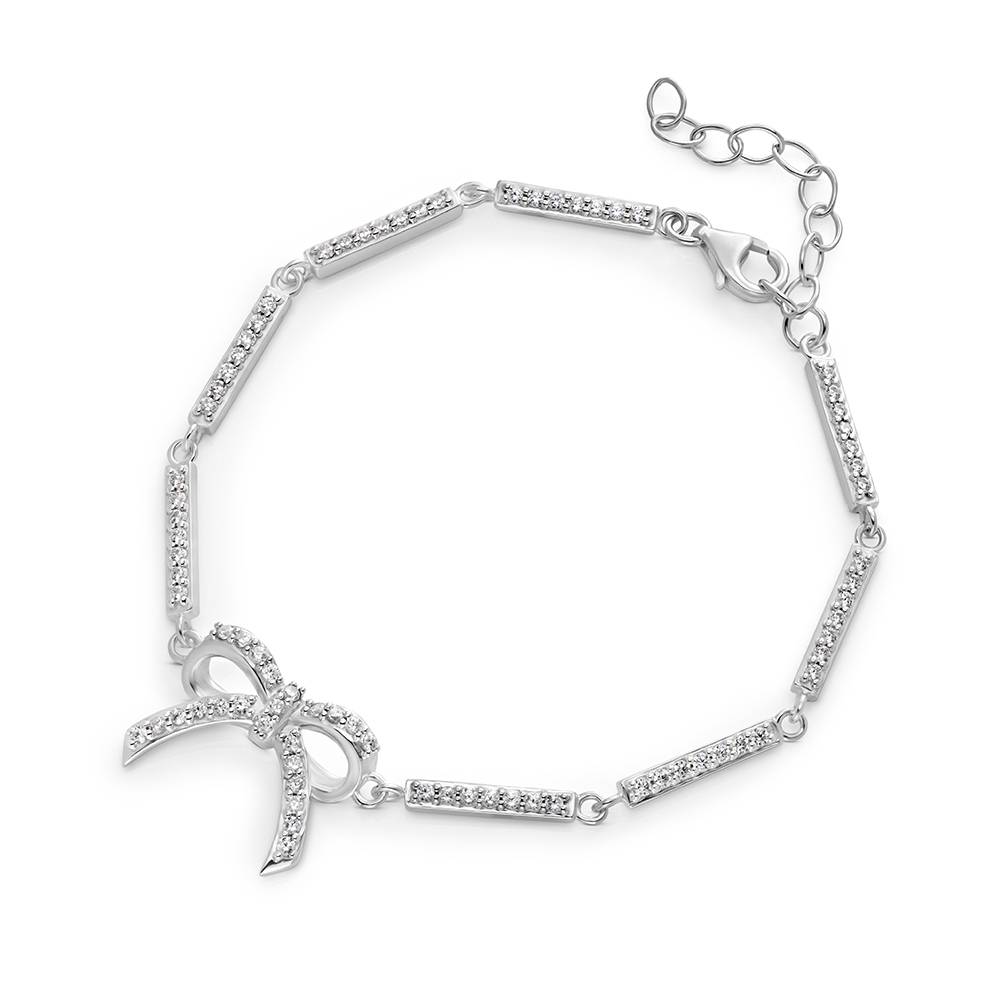 Pulsera Lazo Radiante en Plata-1 Pulsera Lazo Radiante en Plata-1 foto de producto
