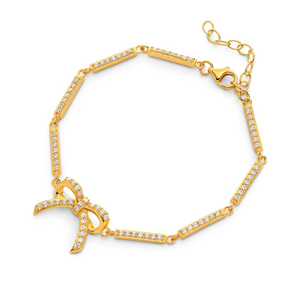 Pulsera Lazo Radiante en Oro Vermeil-2 foto de producto