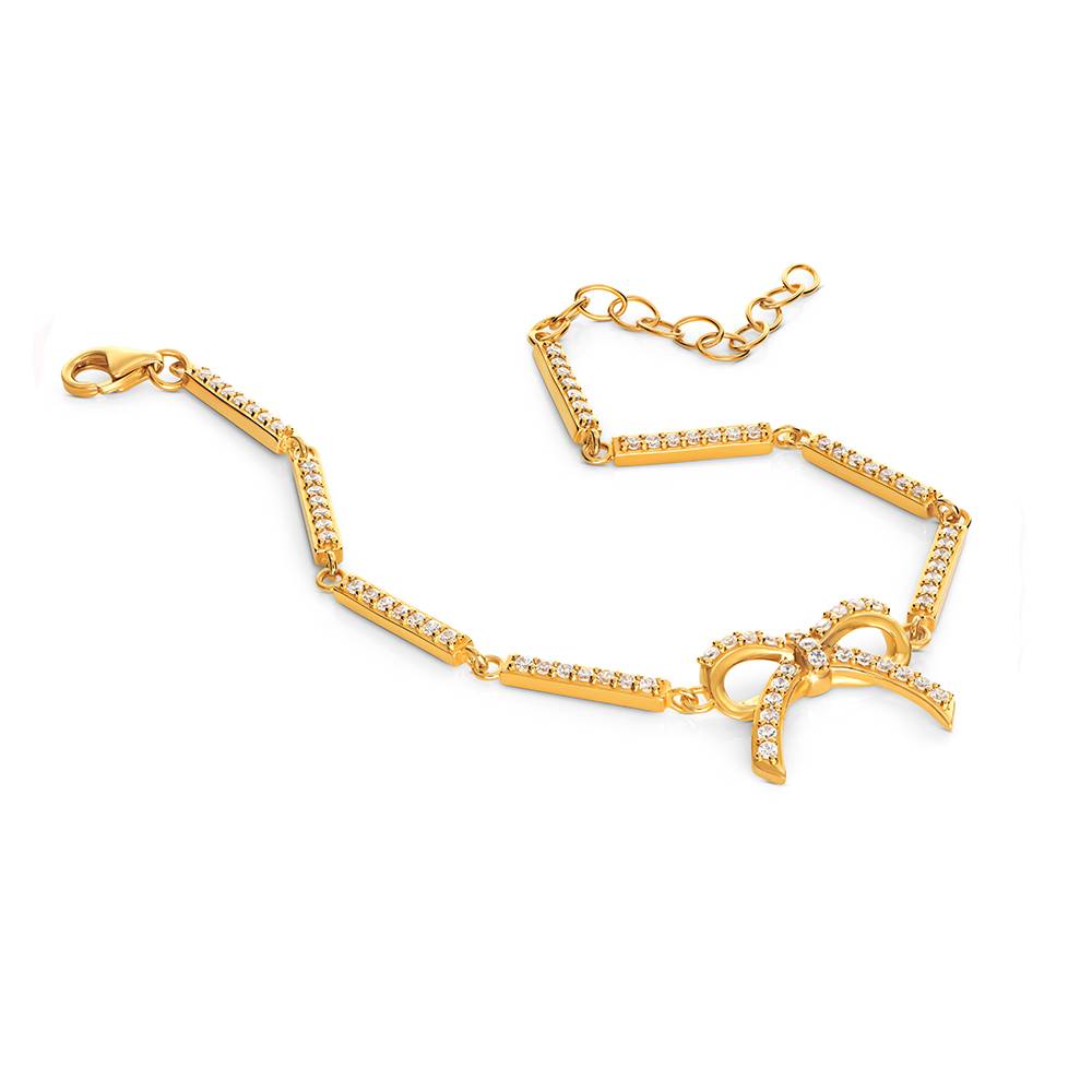 Pulsera Lazo Radiante en Oro Vermeil-3 foto de producto