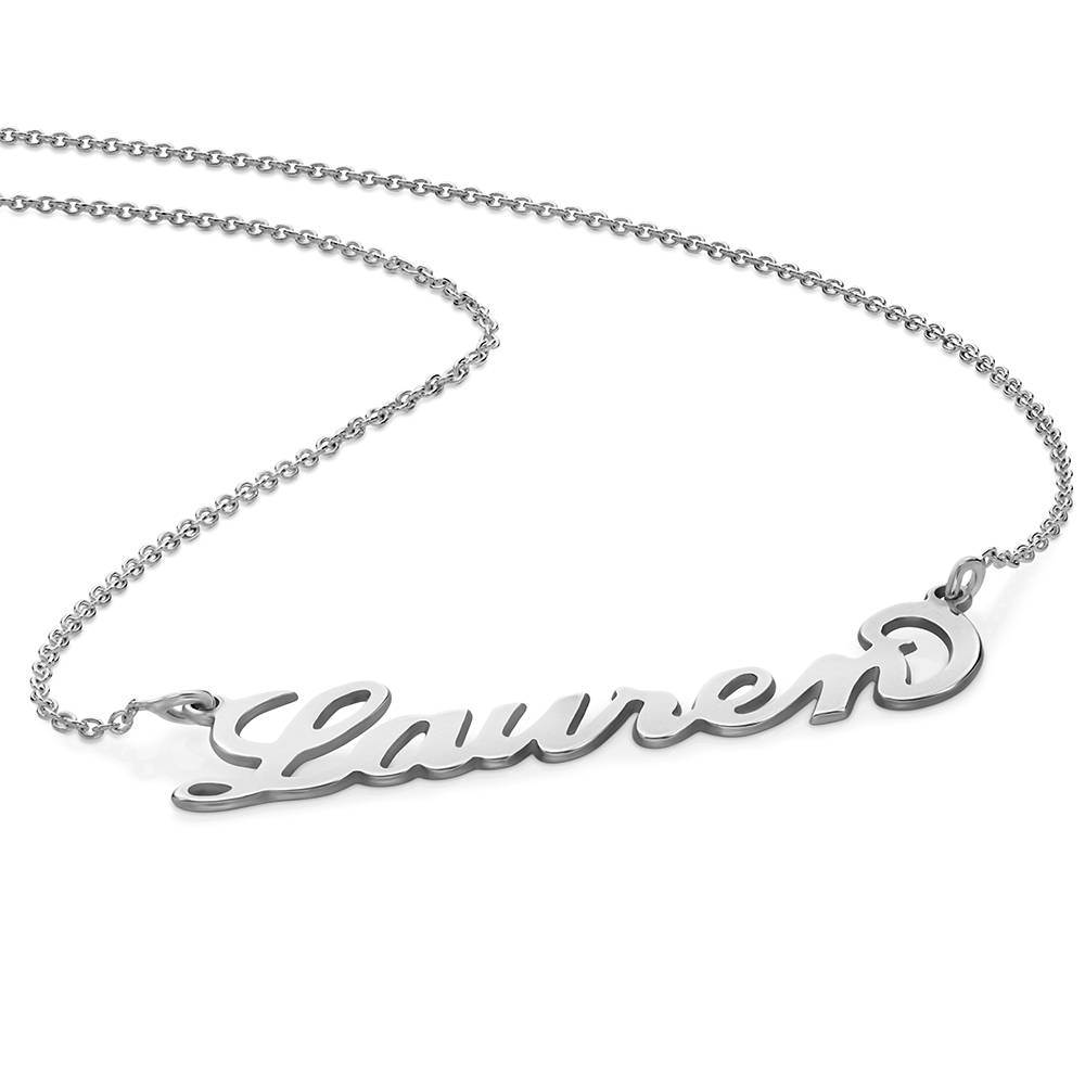 Collar con Nombre Carrie en Plata-3 foto de producto