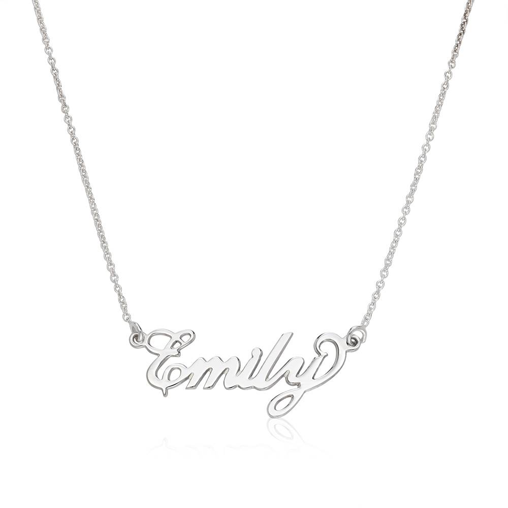 Collar con Nombre Carrie Pequeño en Plata-1 Collar con Nombre Carrie Pequeño en Plata-1 foto de producto