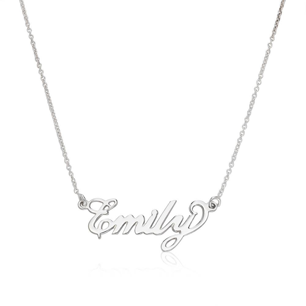 Collar con Nombre Carrie Pequeño en Plata Esterlina-1 foto de producto