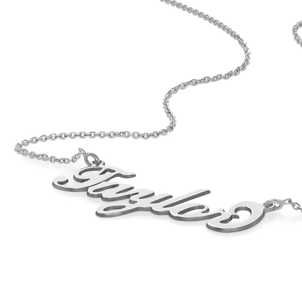 Collar con Nombre Carrie Pequeño en Plata Version-6 foto de producto