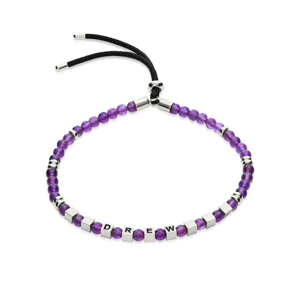 Pulsera Speak Now con Amatista en Plata Esterlina-4 foto de producto