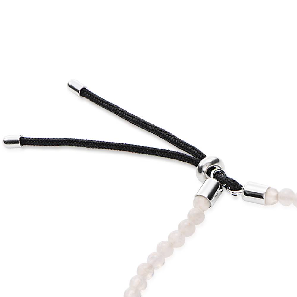 Pulsera Speak Now con Piedras Lunares Blancas en Plata Esterlina-5 Pulsera Speak Now con Piedras Lunares Blancas en Plata Esterlina-5 foto de producto
