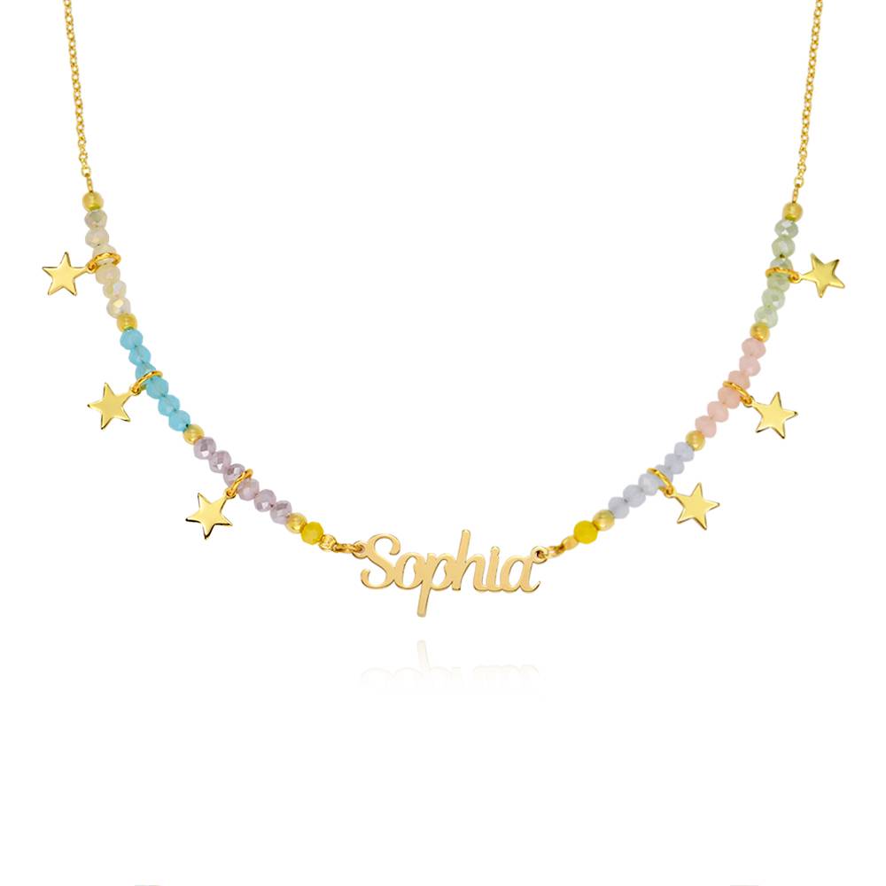 Collar con Nombre Superstar para Niñas en Latón Chapado en Oro de-5 Collar con Nombre Superstar para Niñas en Latón Chapado en Oro de-5 foto de producto
